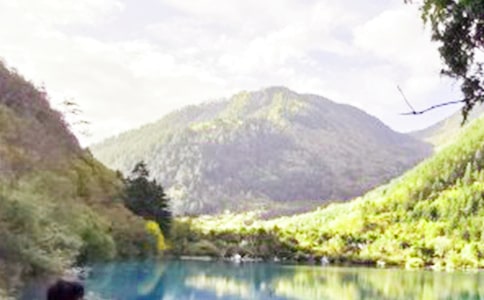 九寨沟写景作文550字